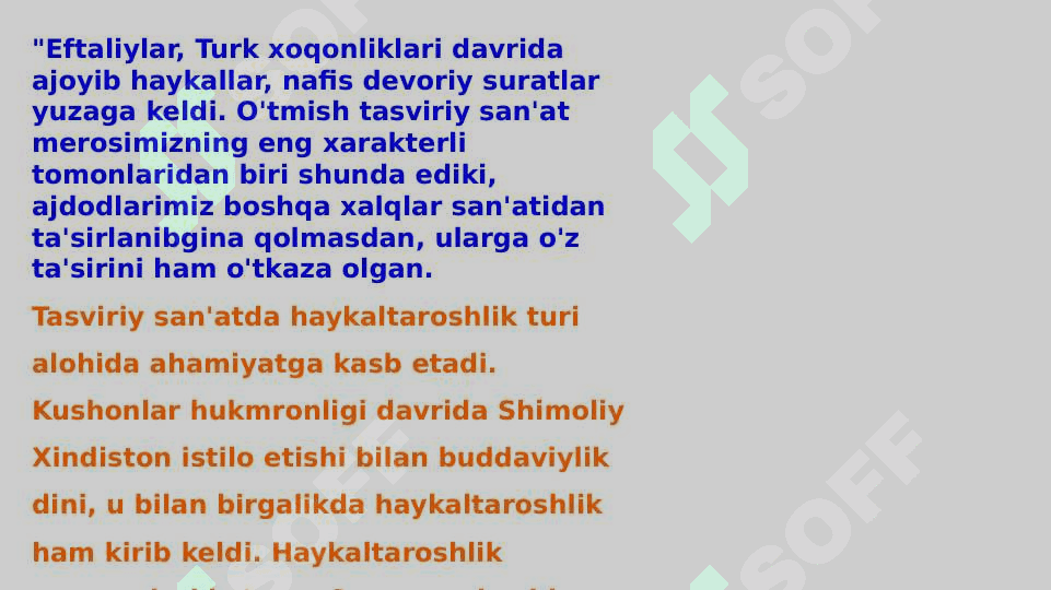 O'rta Osiyoning antik davri tasviriy san'ati 8