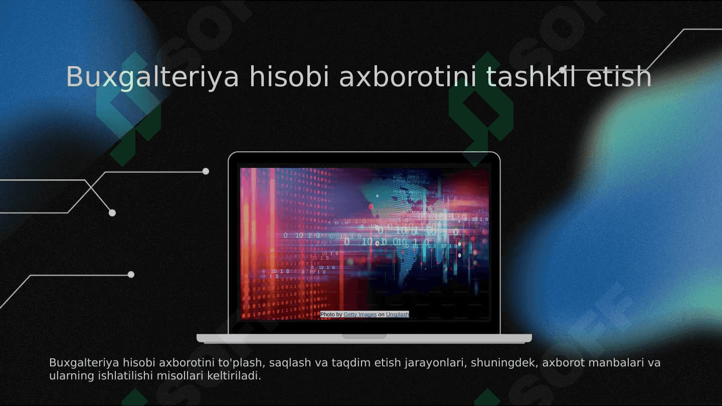 Buxgalteriya hisobi axborotining ta'rifi. 4