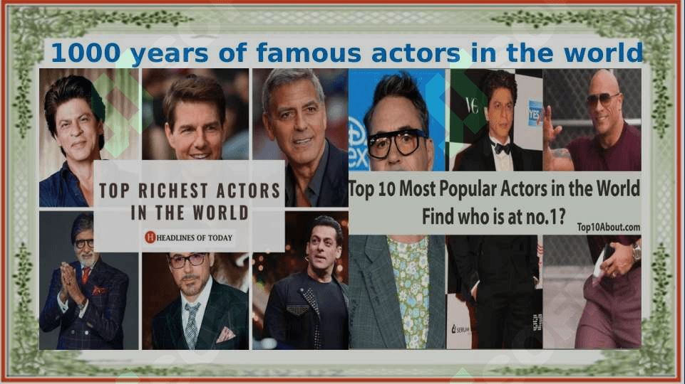 ABOUT FAMOUS PEOPLE 4