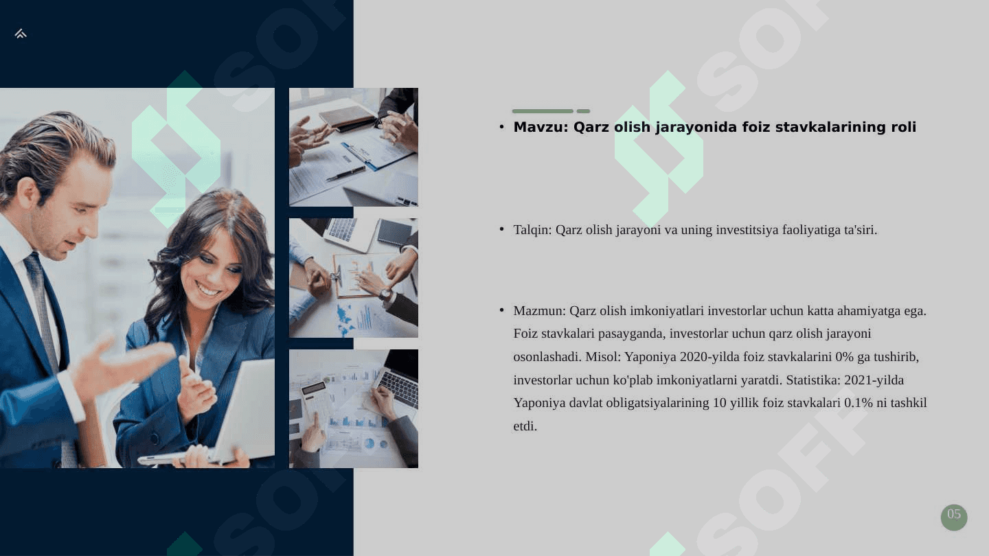 Investitsiya faoliyatini rivojlantirishga foiz siyosatining ta’siri 5
