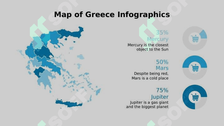 Map of Greece Infographics by Slidego 5