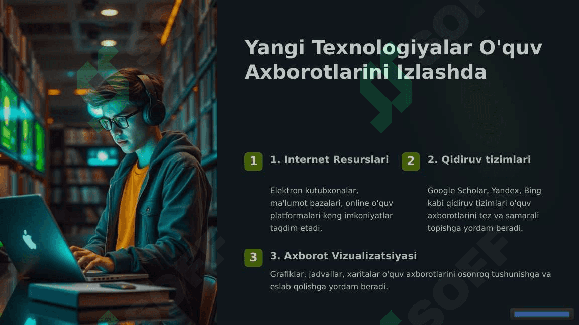O'quv axborotlarini samarali Izlash-pedagogning kreativ sifatlari. 3