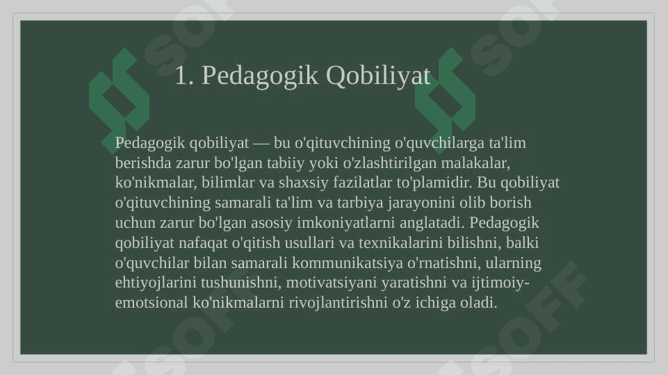 Pedagogik qobilyat-pedagogik mahoratning  asosi sifatida 3