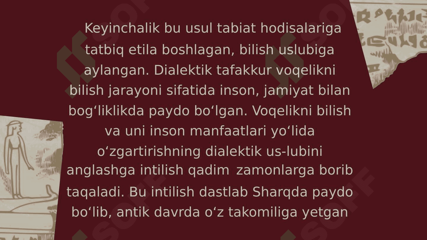 Global jarayonlar dialektika 4