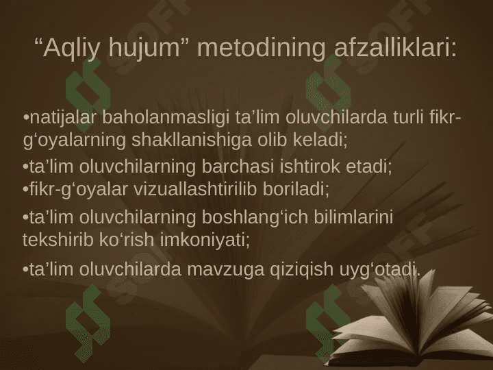 Ta’limni tashkil etishning noananaviy shakllari 7