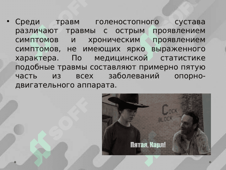 ПОВРЕЖДЕНИЕ ГОЛЕНОСТОПНОГО СУСТАВА 3