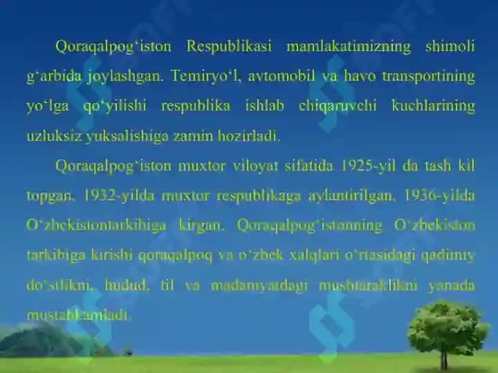 Qoraqalpog‘iston Respublikasi 2