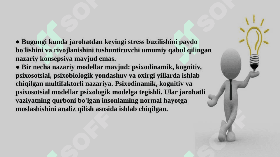 Jarohat stressiga nisbatan reaksiyaning kechikish holatlari 7