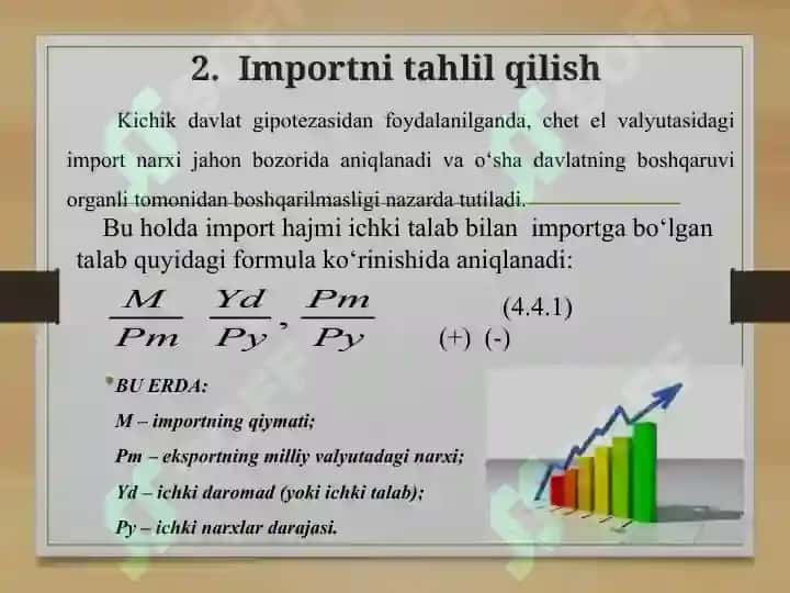 XALQARO TO‘LOV BALANSINING IQTISODIY TAHLILI 7