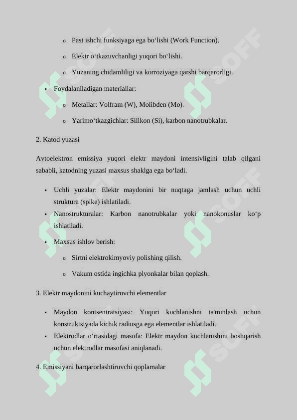 AVTOELEKTRON KATODLARNING KONSTRUKTSIYASI 4