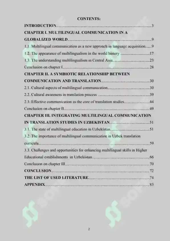 Multilingual communication as the most important subject for the students of translation faculties 2