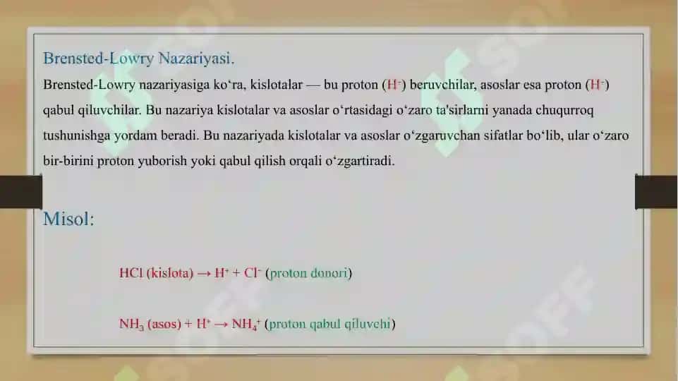 Kislota-asosli muvozanat. Bufer sistemalar 8