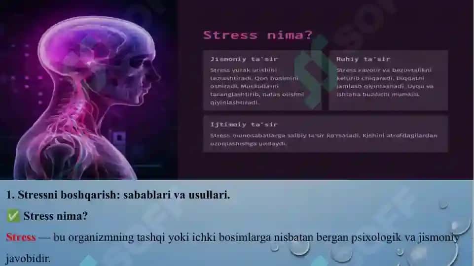Stressni boshqarish va vaqtni samarali taqsimlash 3