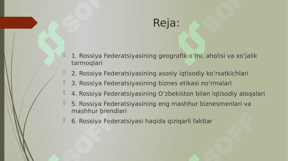 Rossiya Federatsiyasida iqtisodiyot va biznes etika pptx 2