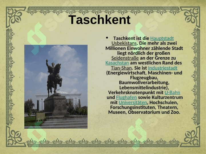 Die städt von Usbekistan 3