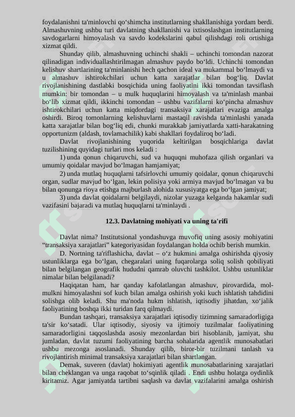 DAVLAT INSTITUTSIONALTAShKILOT SIFATIDA 3