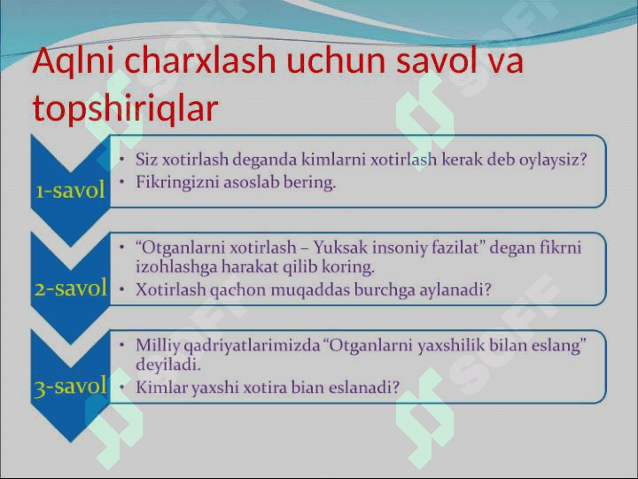Tarbiya mukammal bolishi uchun bu masalada bo’shliq paydo bo’lishiga yo’l qo’yib bo’lmaydi 4