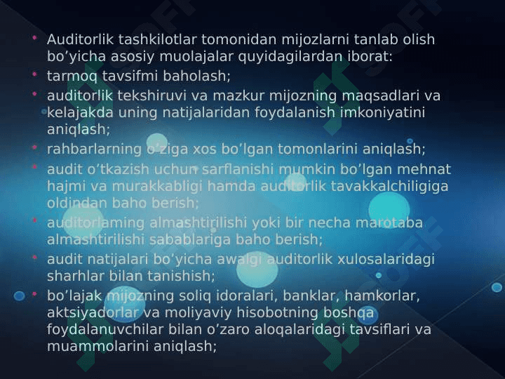 Auditorlik tekshiruvida muhimlik va risk 3