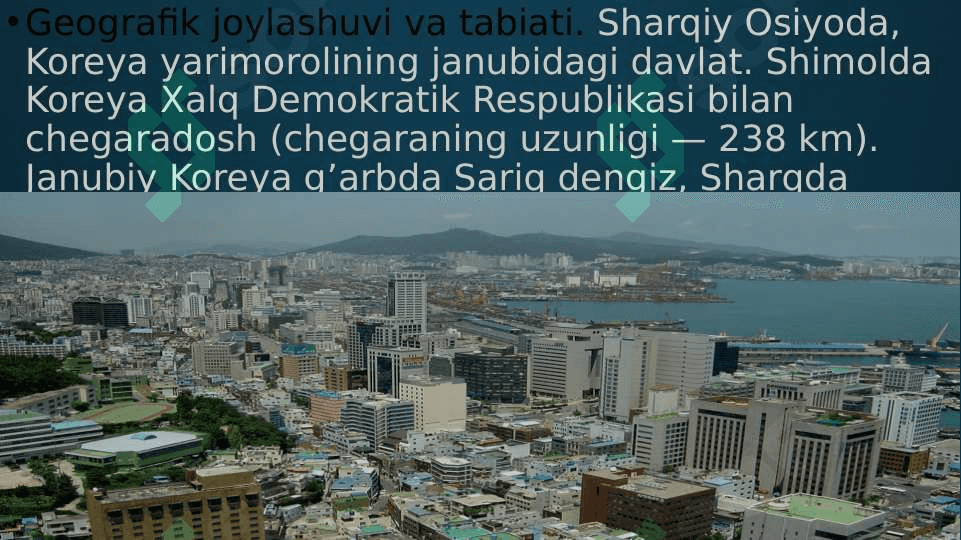Janubiy Koreya haqida ma'lumot 4