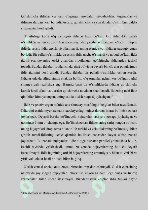 Ildiz kurs ishi 6