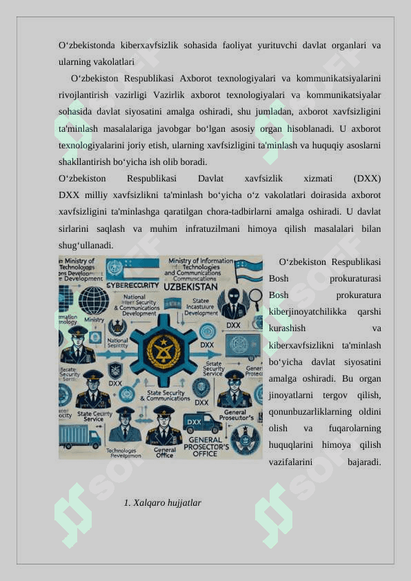 kiberxavfsizlika oid mustaqil ish(referat) 6