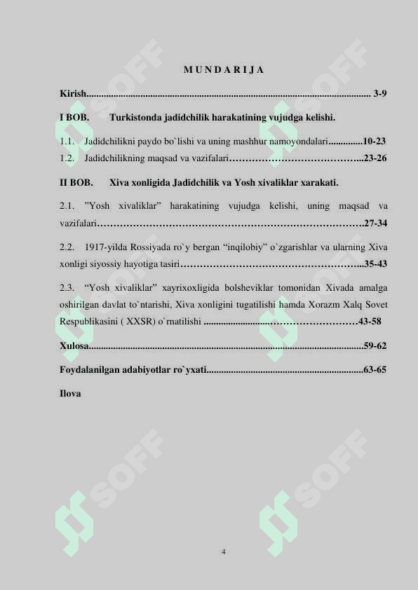 Jadidchilik va “Yosh xivaliklar” harakatining qisqacha tarixi 2