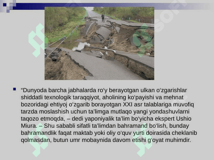 HAYOT FAOLIYAT XAVFSIZLIGINI TA'MINLASHGA OID XALQARO TAJRIBA VA IZLANISHLAR TAHLILI 3