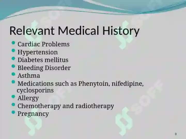 Examination and Diagnosis of Dental Patients 8