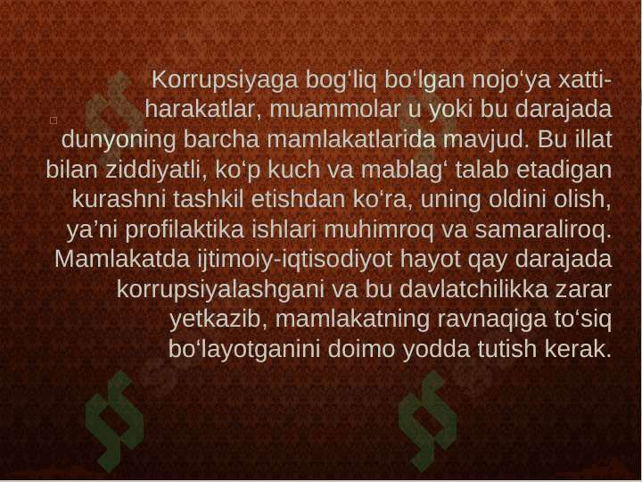 Ta'lim sohasida korrupsiyani oldini olishning choralari 3