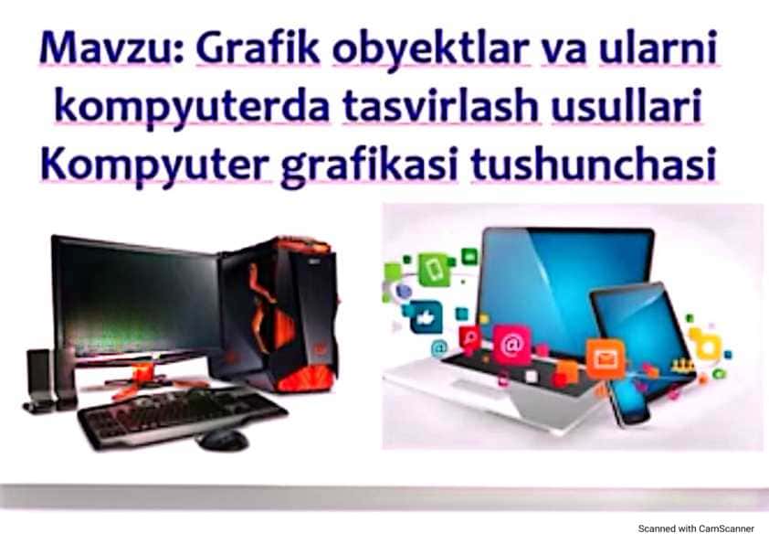 Grafik axborotni kiritish qurilmalari