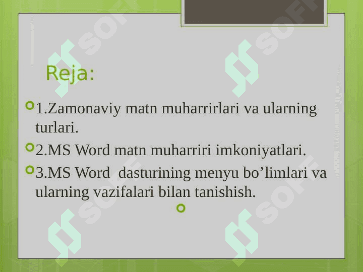 Matinlarga ishlov berish vositalari 2