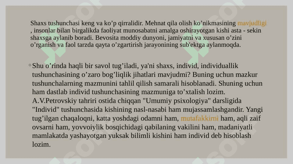 Shaxsni o’rganish metodlari 3