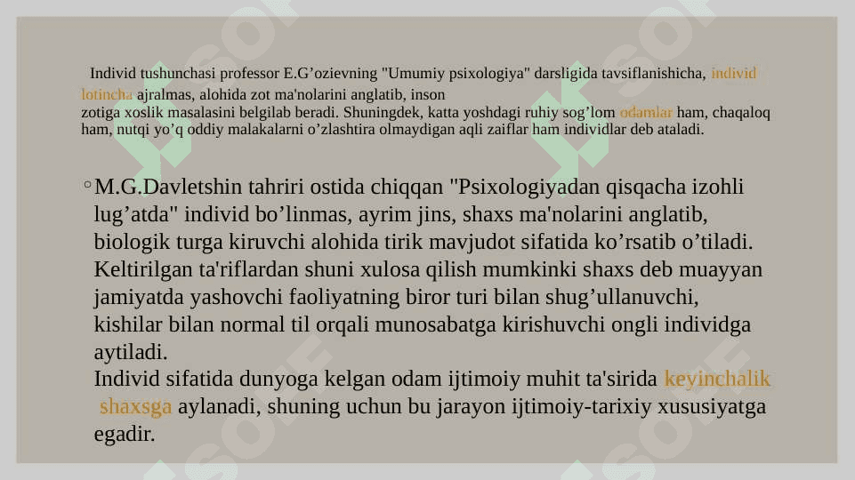 Shaxsni o’rganish metodlari 4