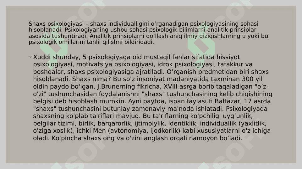 Shaxsni o’rganish metodlari 7