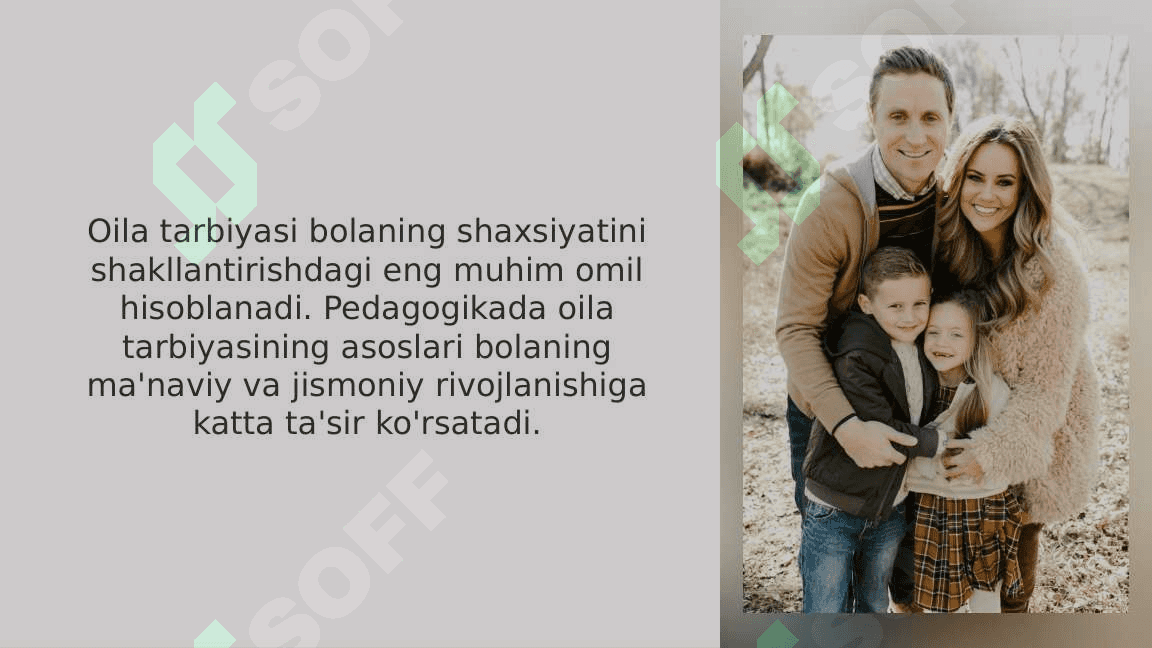 Pedagogikada Oila tarbiyasi asoslari_1 3