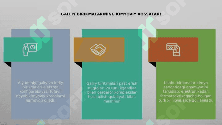 Mavzu:Alyuminiy, Galliy, Indiy birikmalari va xossalari 4