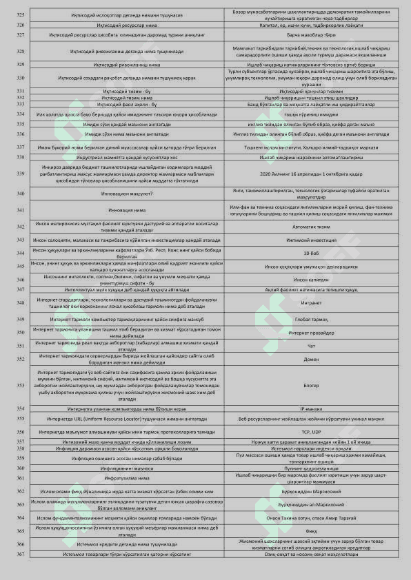 yangi argos test savollari va javoblari docx 8