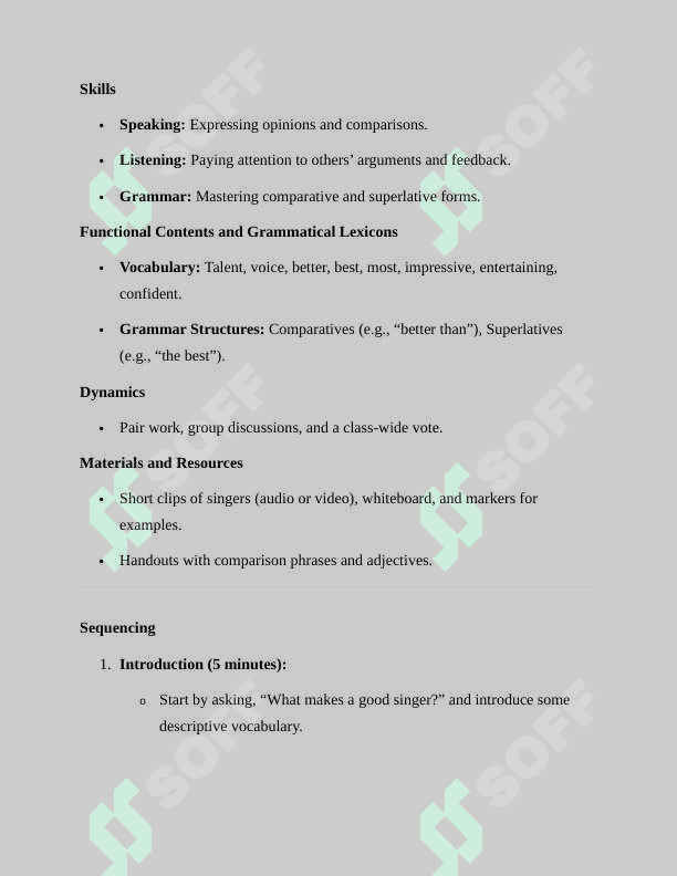 Lesson plan 2