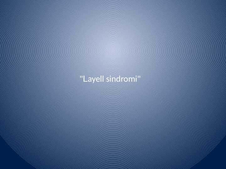 Layella sindromi