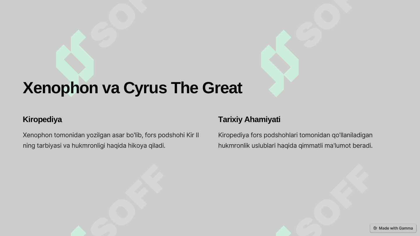 Qadimgi yunonlar va fors manbalari 3
