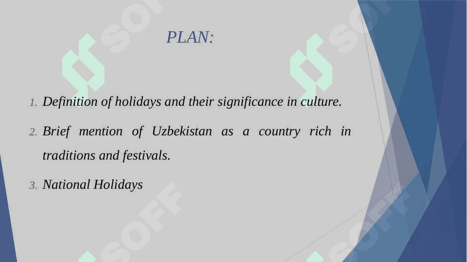 Holidays in Uzbekistan 2