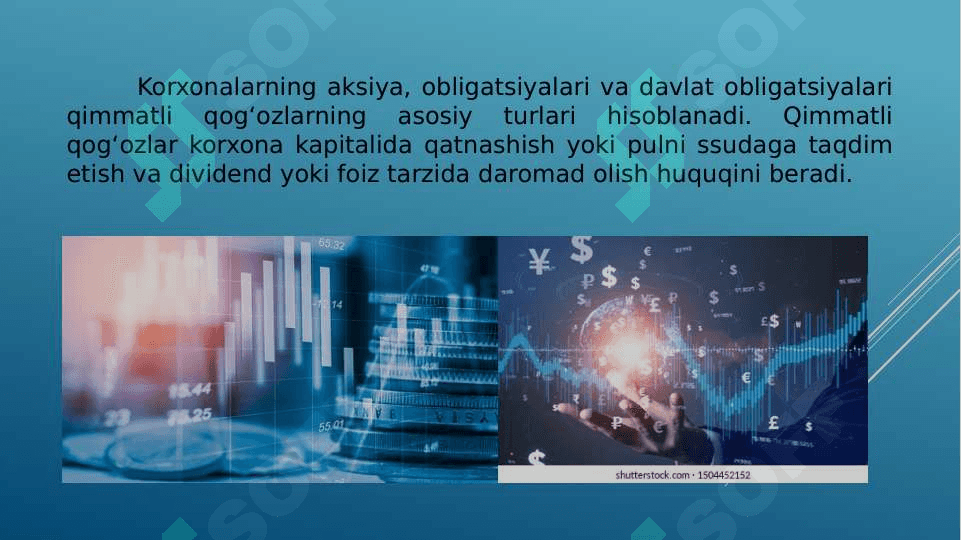 Qimmatli qog’ozlar bozorining makroiqtisodiy roli va vazifalari. 4