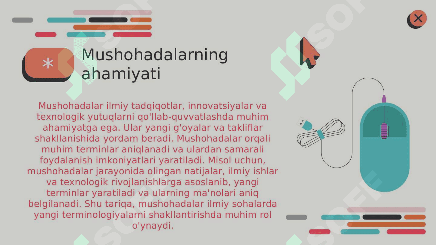 MUSHOHADALARDA TERMINLAR HAJMI 3