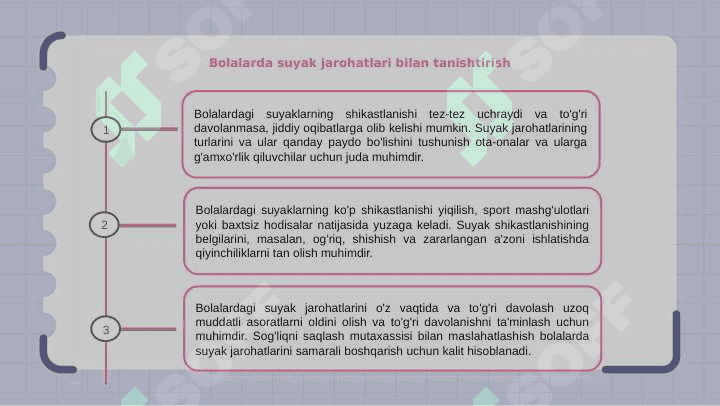 Bolalarda suyak shikastlanishlari 3