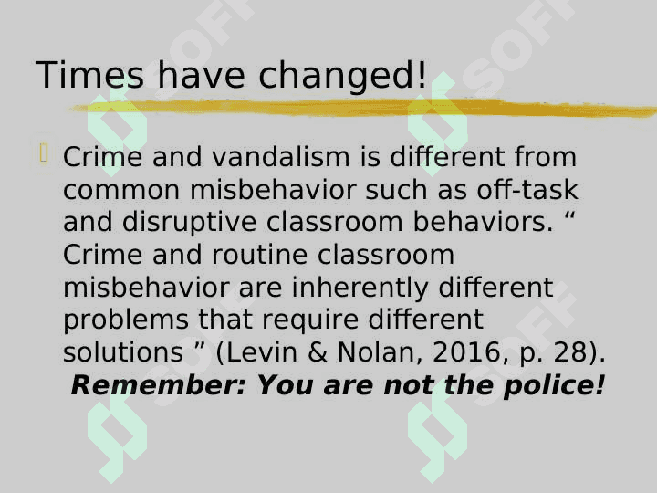 Discipline Problem Defined 6