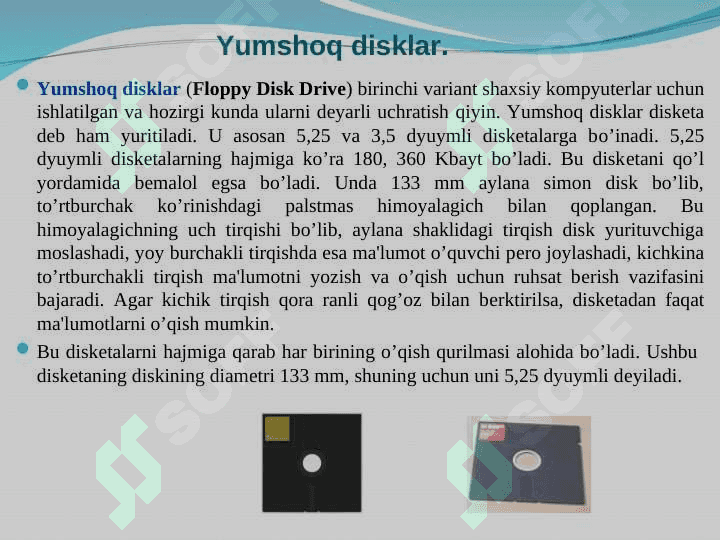 Disklarga xizmat ko’rsatuvchi dasturlar 8