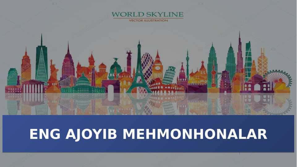 ENG AJOYIB MEHMONHONALAR 1