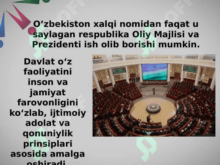 O‘zbekiston Respublikasida davlat boshqaruvi 8