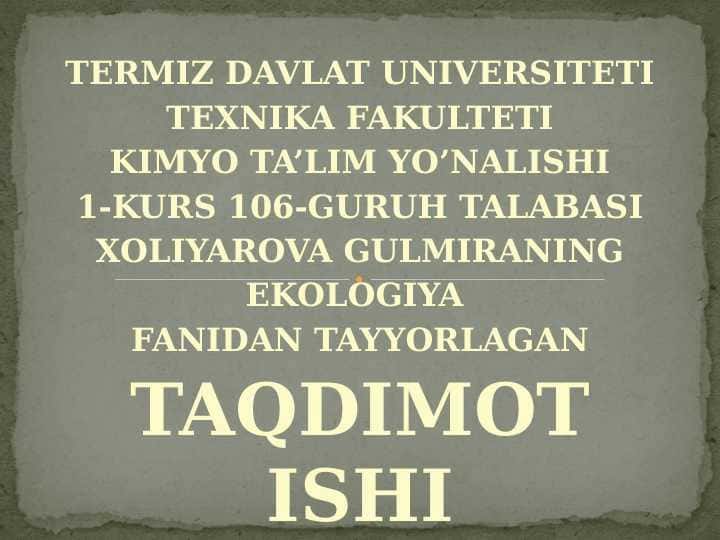 ekologik ta'lim tarbiya 1