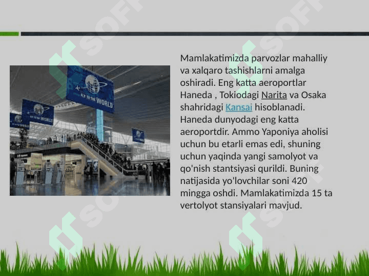 Yaponiyada havo transporti 2